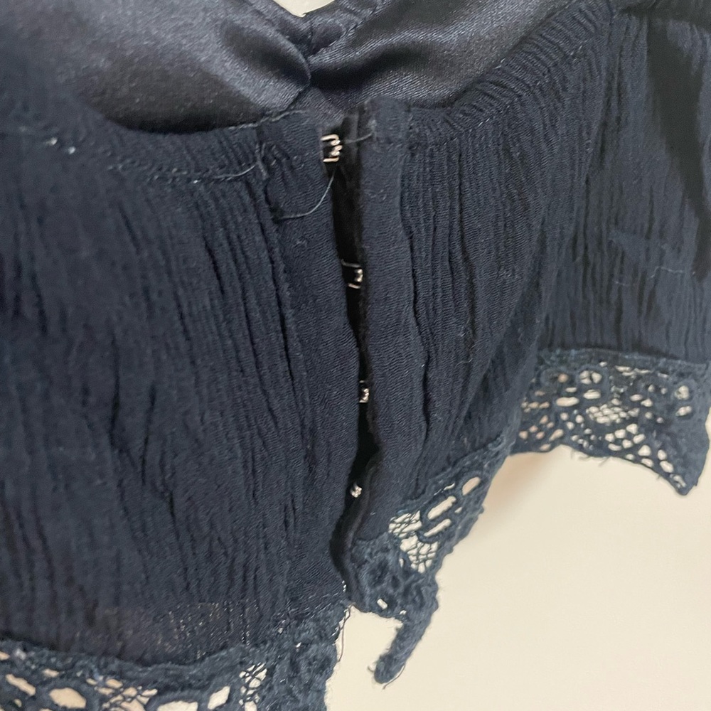 Pac Sun L.A. Hearts Brand black crop top/bralette. Size small. - Picture 5 of 6